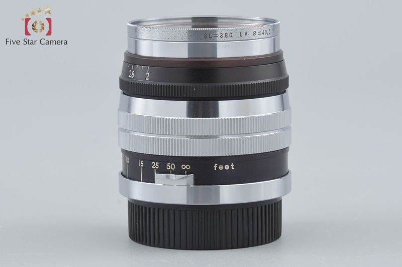 東京光学　Topcor 50mm f/3.5 レンズ　L39 中古】東京光学 TOPCON トプコン TOPCOR-S 50mm f/2 L39 ライカ