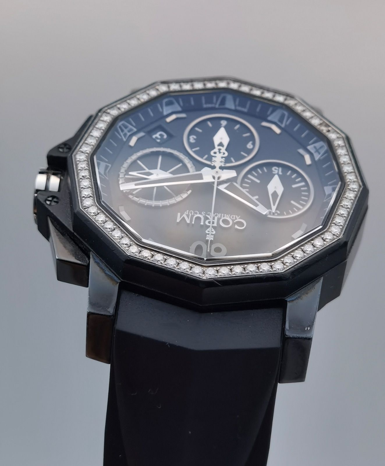 中古 コルム CORUM アドミラルズカップ 984.970.97 クロノグラフ 