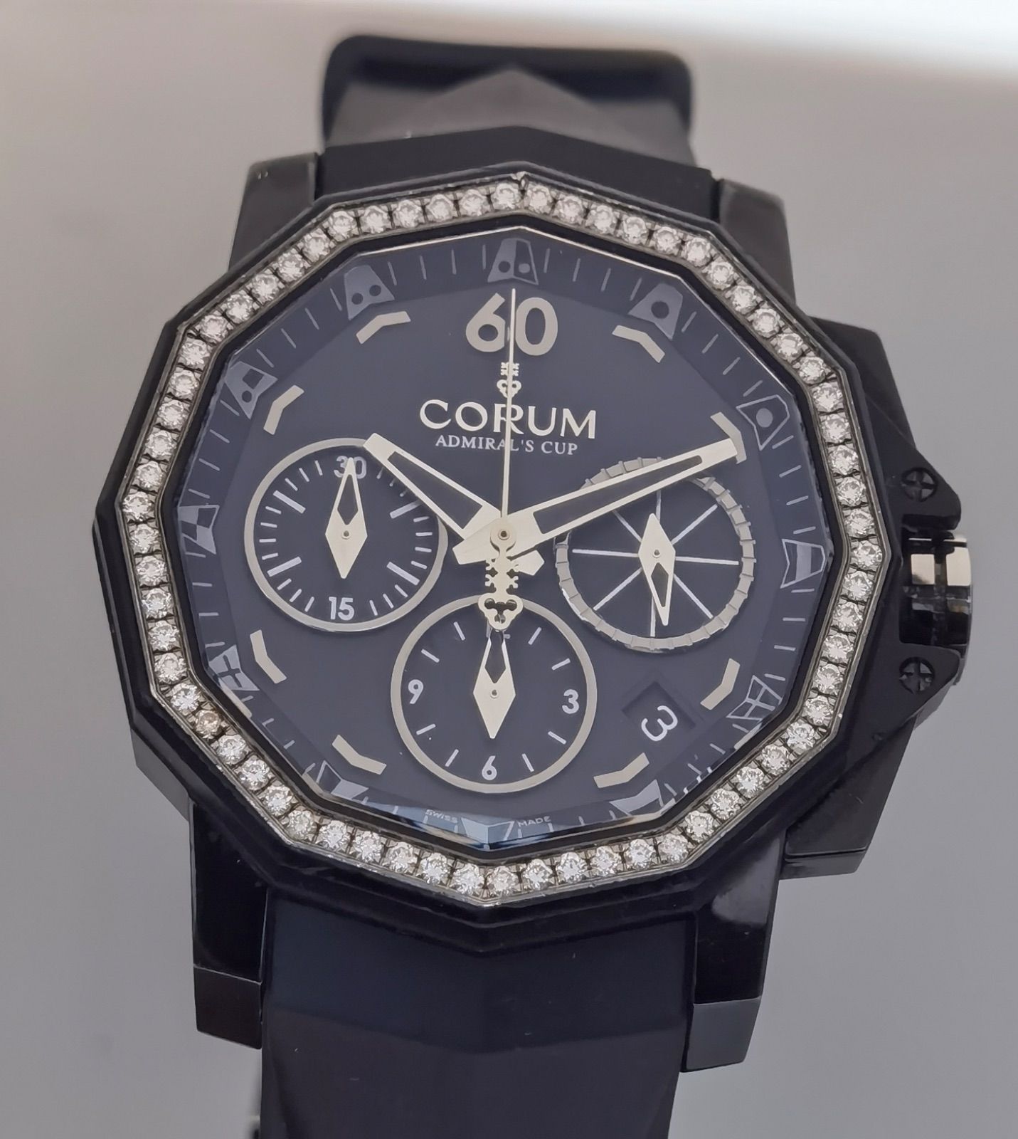 コルム CORUM アドミラルズカップ 984.970.97 クロノグラフ デイト 