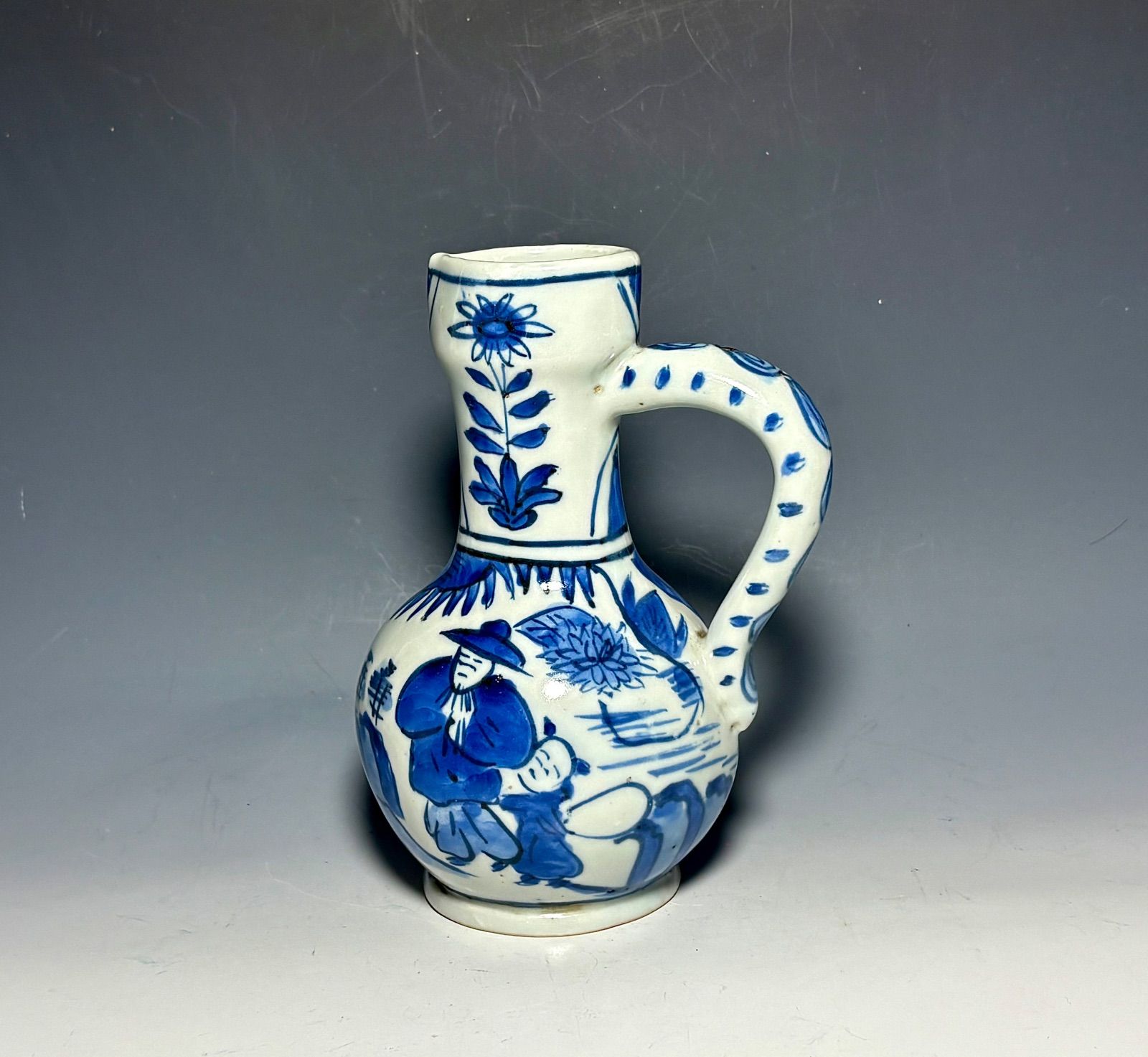 「古伊万里」人物文手付水注 ( 完品 )