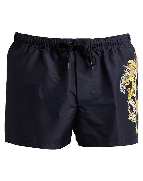 ヴェルサーチ メンズ 水着 ハーフパンツ・ショーツ VERSACE Black