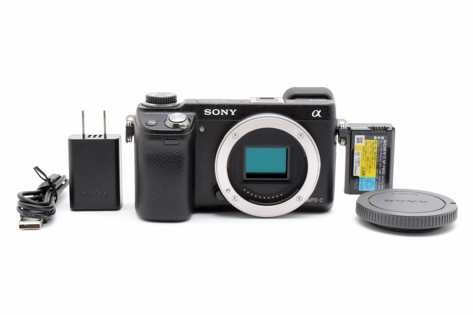 Sony NEX6＋SELP1650 ボディジャンク扱い 英語版 ☆極上☆ ソニー SONY NEX-6 ボディ 《ショット数10300回・バッテリー