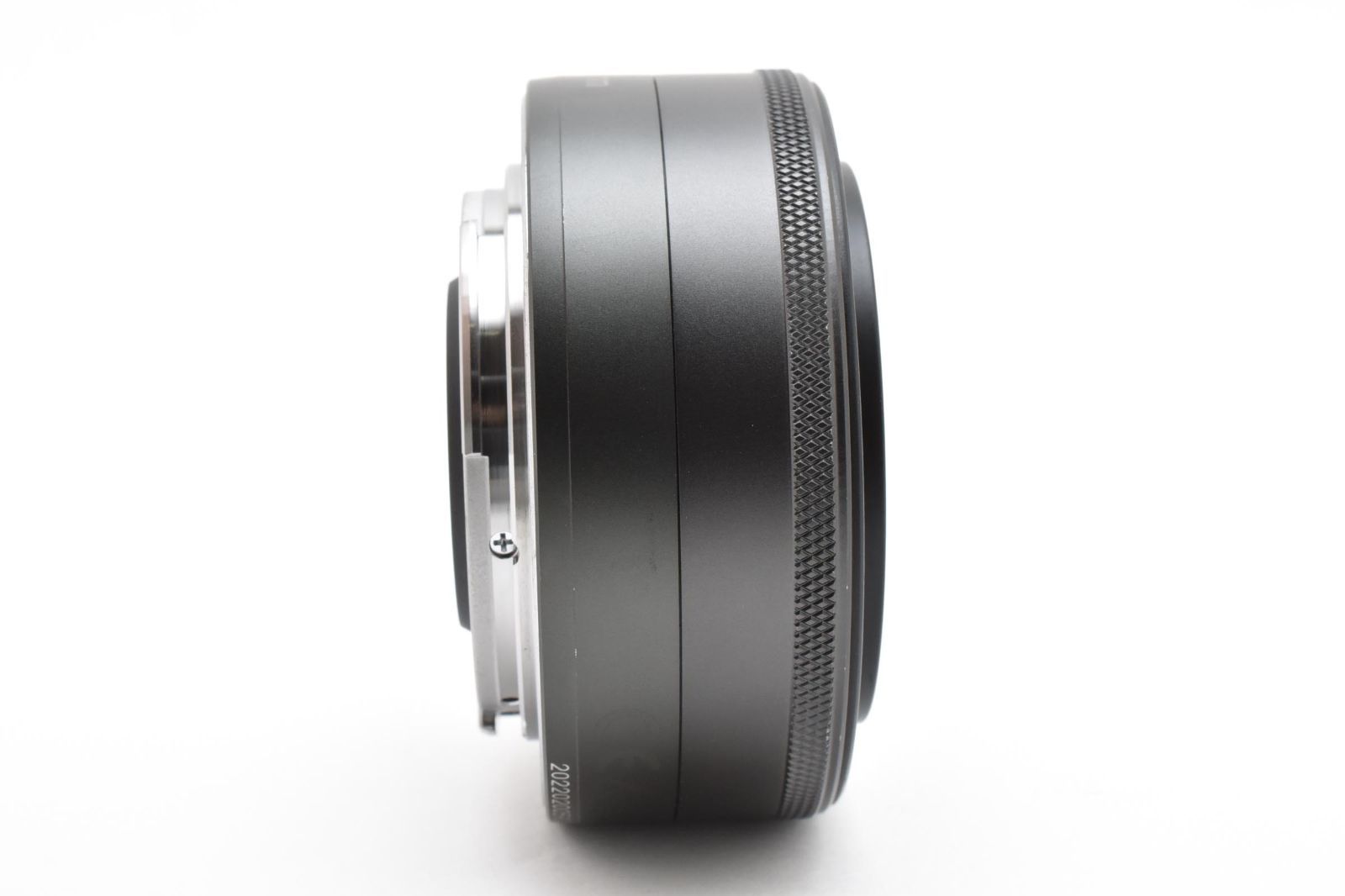 ★極上品★ CANON EF-M 22mm F2 STM 前後キャップ付属 ☆極上☆ キヤノン Canon EF-M 22mm F2 STM ブラック 《前後キャップ付