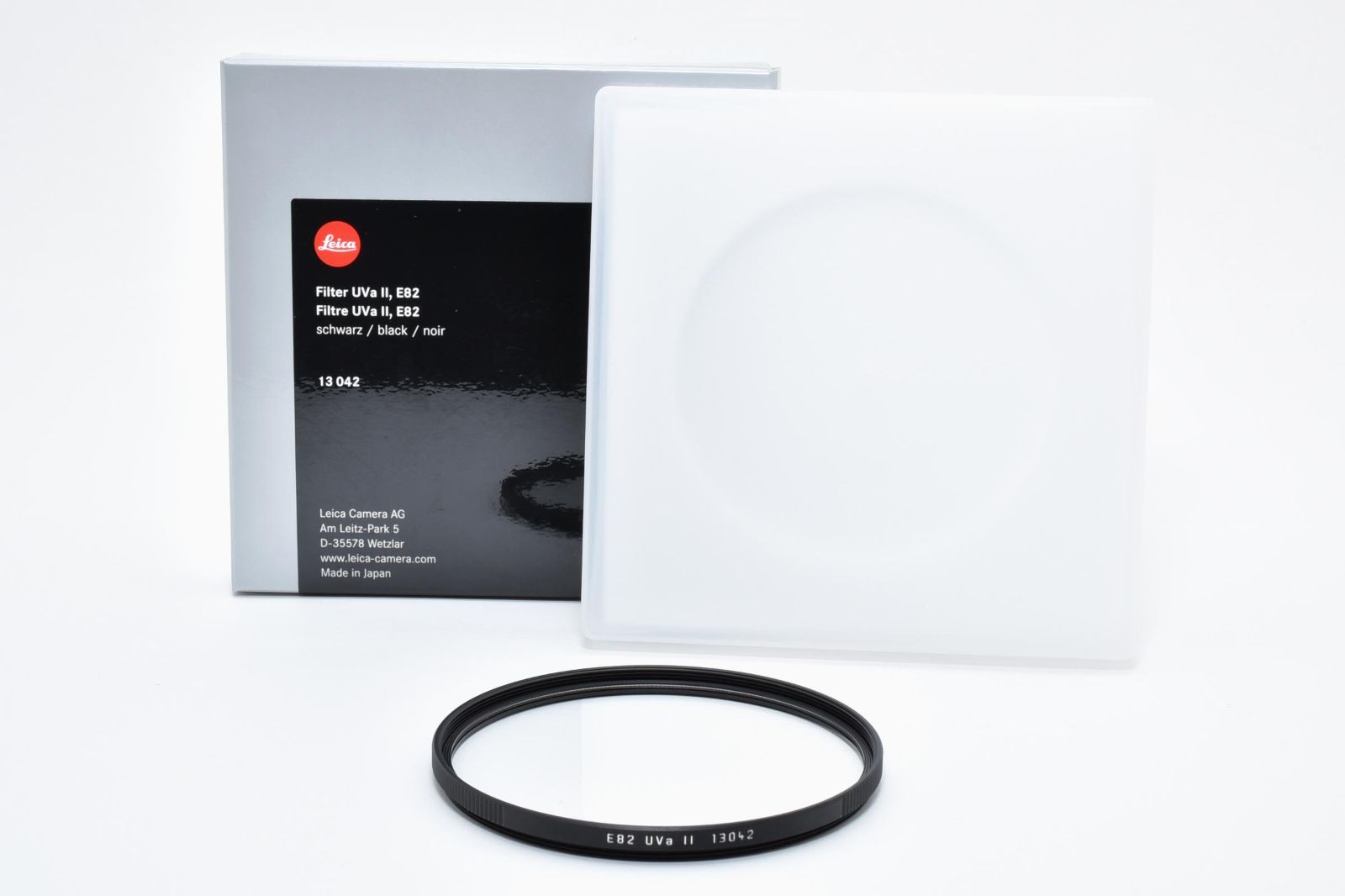★新品級★ ライカ Leica E82 UVa II フィルター 13042 ブラック 《元箱・専用ケース付！》 #A603181 14,140円