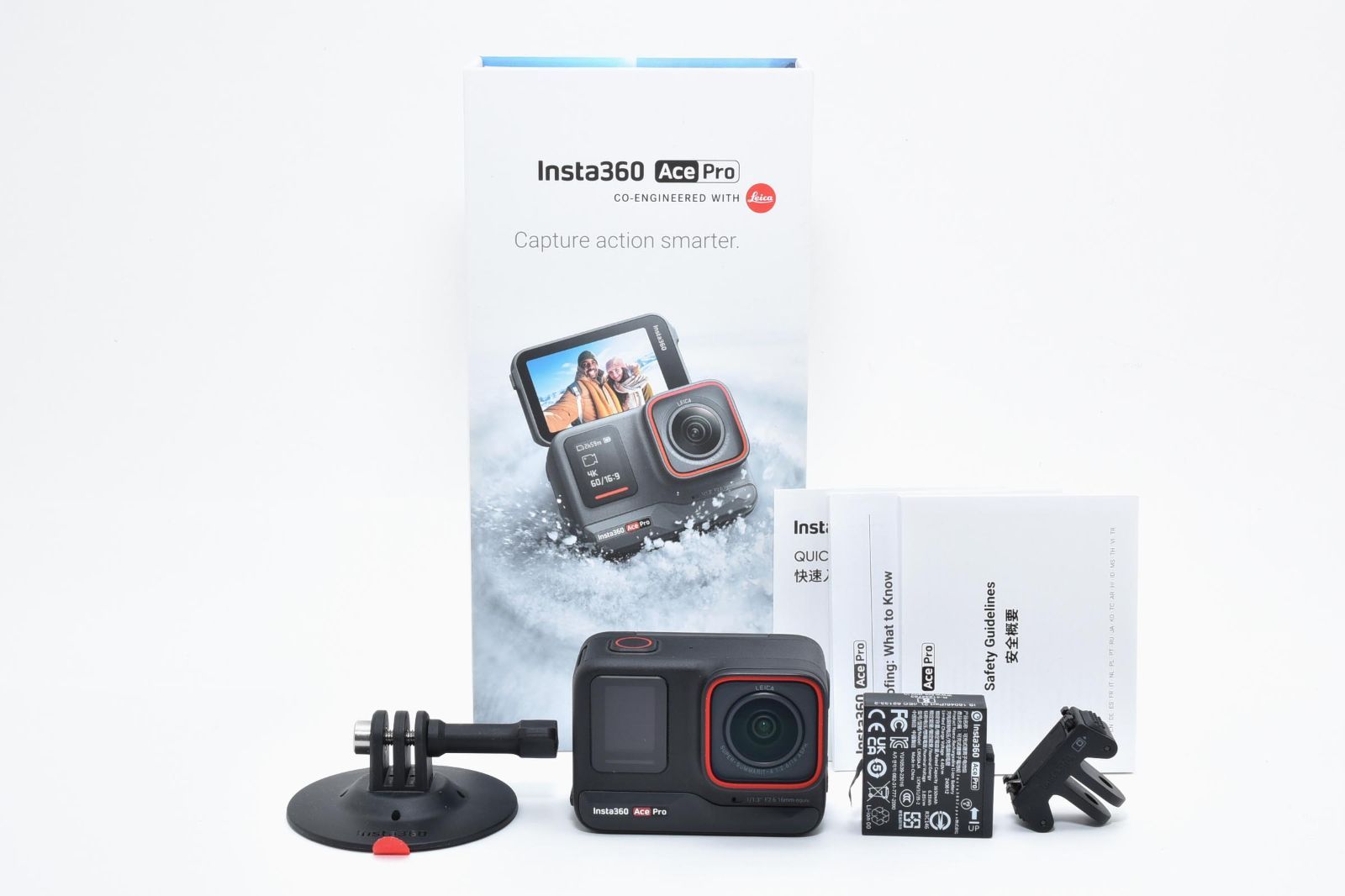 ★超極上★ インスタサンロクマル Insta360 Ace Pro CINSAAJA 《元箱付・付属品多数！》★完動品★ #A603183
