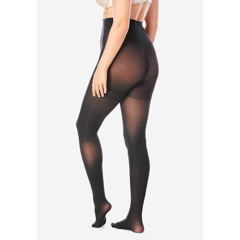 コンフォート チョイス レディース アンダーウェア 靴下 プラスサイズ Comfort Choice Womens Plusize 2pack Smoothing Tightsuntan