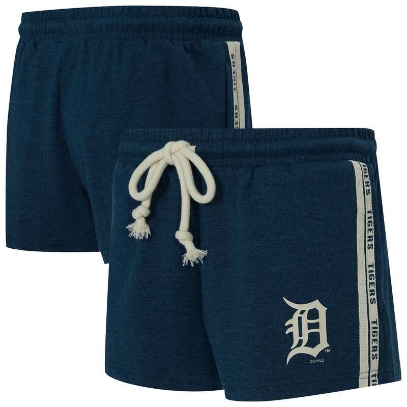 アンブランデッド レディース アンダーウェア ナイトウェア パイル ショートパンツ Unbranded Womens Conceptsport Navy Detroitigers Birch French Terry Shorts Tgr Navy ネイビー