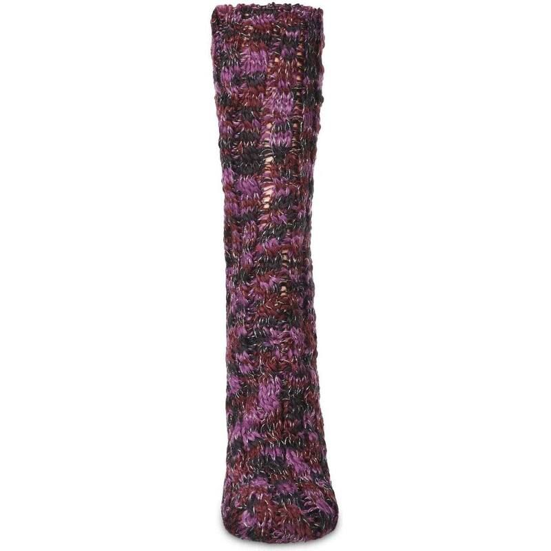 メモイ レディース アンダーウェア 靴下 ブーツ ニット MeMoi Color Bunchunky Knit Boot Socks Purple パープル メモイ レディース アンダーウェア 靴下 ブーツ ニット MeMoi Color Bunchunky Knit Boot Socks Purple パープル