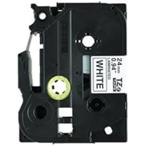 brother ブラザー工業 文字テープ/ラベルプリンター用テープ 〔幅：24mm〕 5個入り TZe-251V 白に黒文字