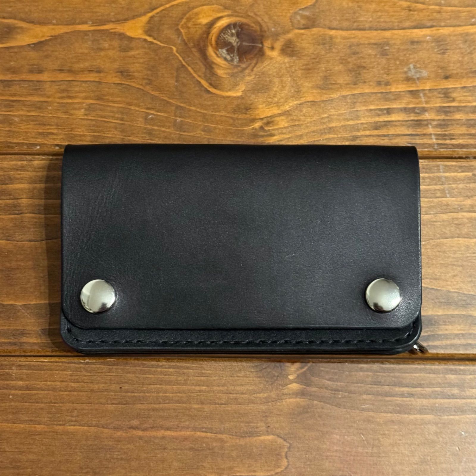 【MTW-01】trucker wallet 3層 ミドル ブラック 20,590円