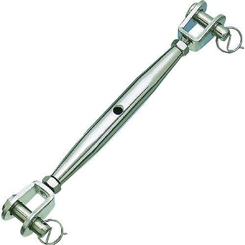 新品 水本 ステンレス パイプターンバックル J＆J 捻子径4分 A-1852