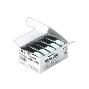 （まとめ） カシオ(CASIO) NAME LAND（ネームランド） スタンダードテープ 18mm 黄（黒文字） 5個入×2パック