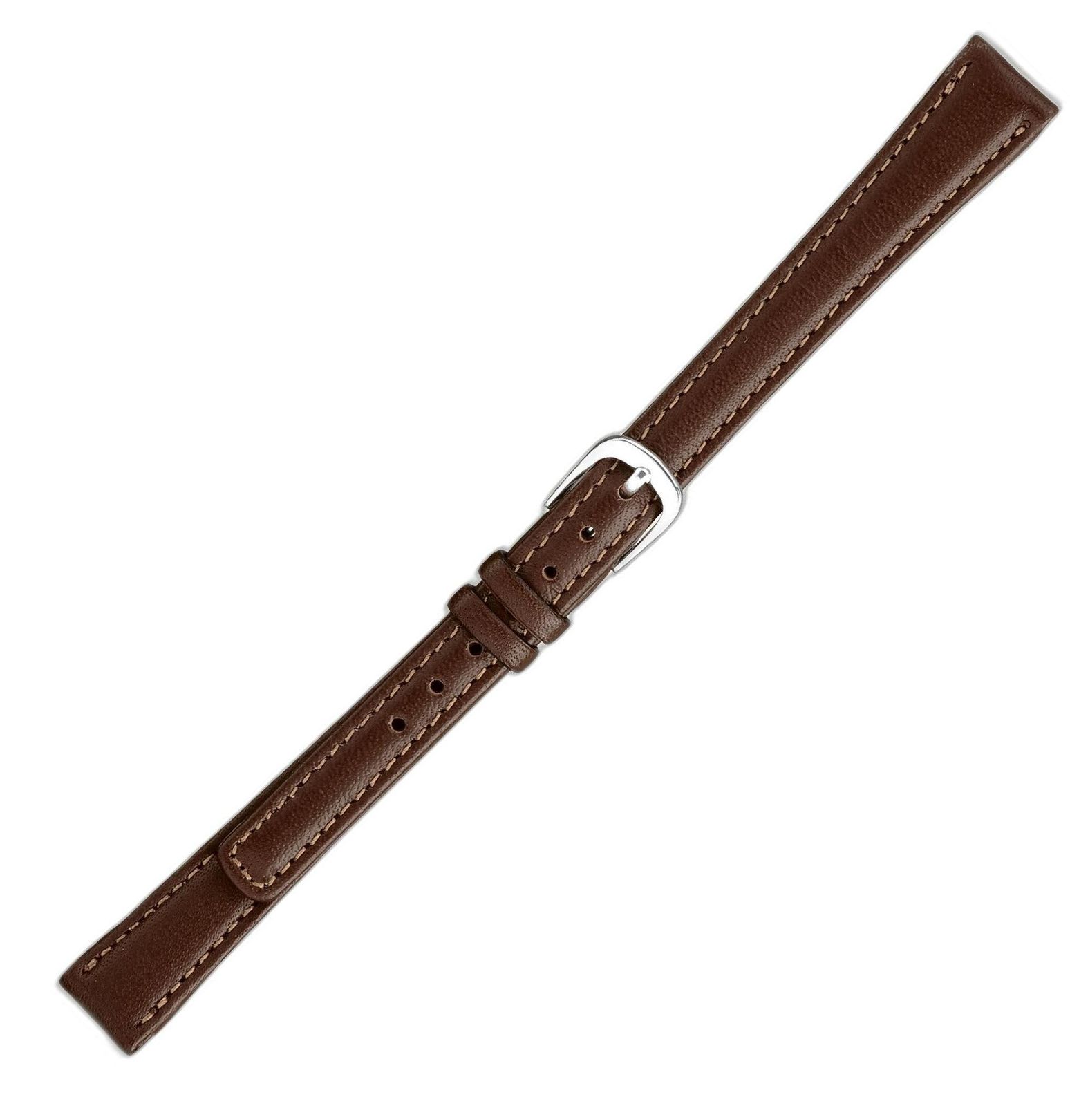 新品 [マルマン] [EICO(エイコウ)] 時計バンド 牛(カーフ) Lサイズ 日本製 S 33985 茶 12mm