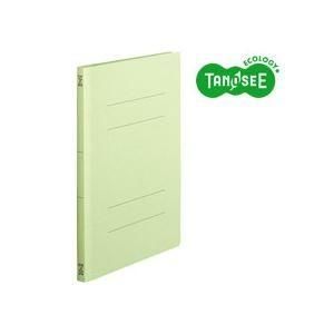 （まとめ）TANOSEE フラットファイル バインダー 2穴 〔スタンダードカラー〕A4タテ 150枚収容 緑 10冊入×20パック