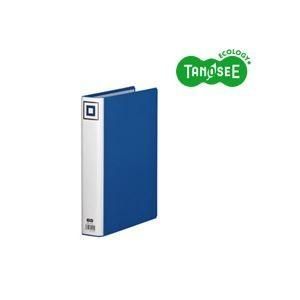 （まとめ）TANOSEE 両開きパイプ式ファイルV A4タテ 40mmとじ 青 30冊 13,255円