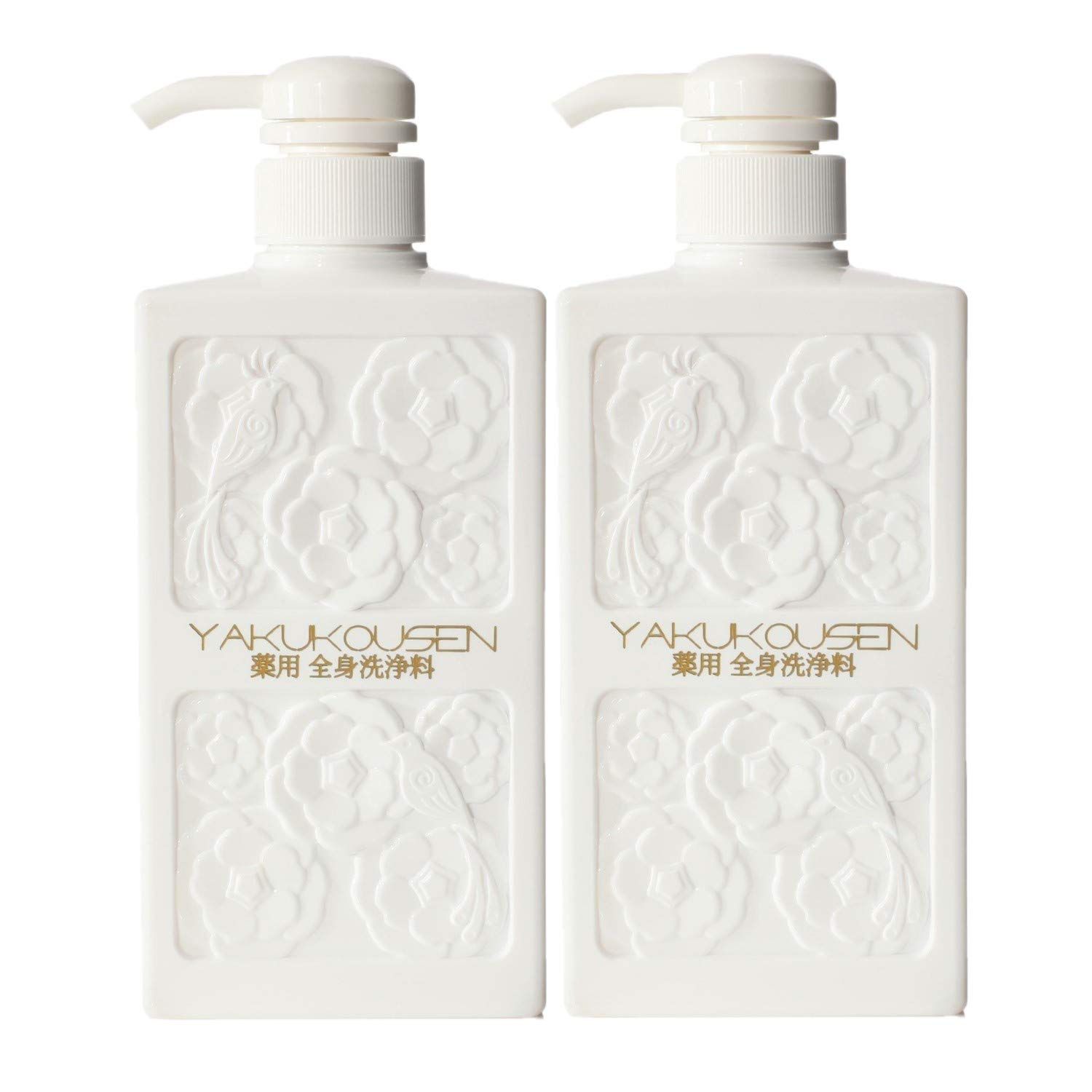 薬酵泉 薬用全身洗浄料 生ローヤルゼリー配合 500ml × 2本セット【リニューアルバージョン】 [500ミリリットル (x 2)]