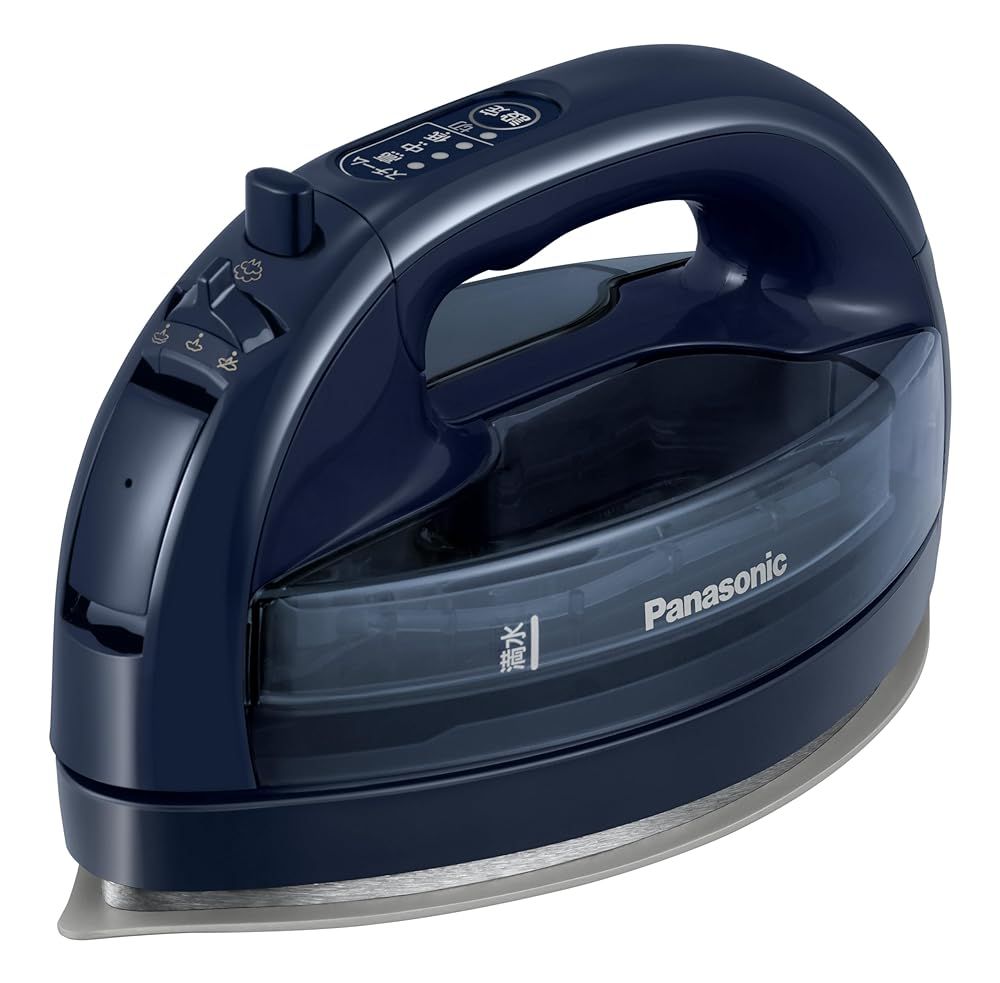 パナソニック(Panasonic) コードレススチーム Wヘッドアイロン セラミックコート 除菌 NI-WL508