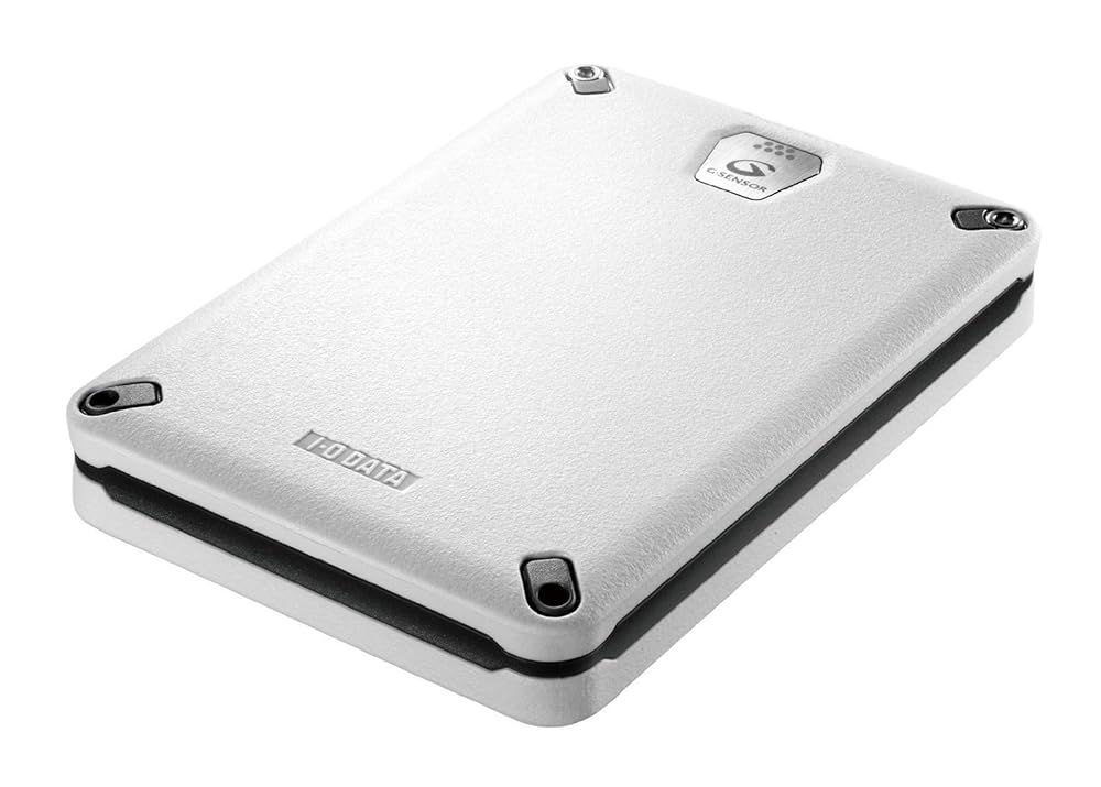 I-O DATA USB 3.0/2.0対応 Gセンサー搭載耐衝撃ポータブルHDD 9,863円