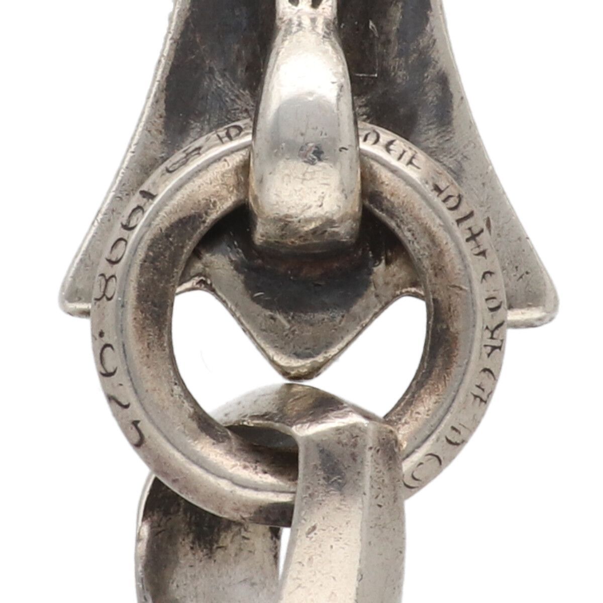 中古】 CHROME HEARTS クロムハーツ ラージCHクロス ベイル SV925