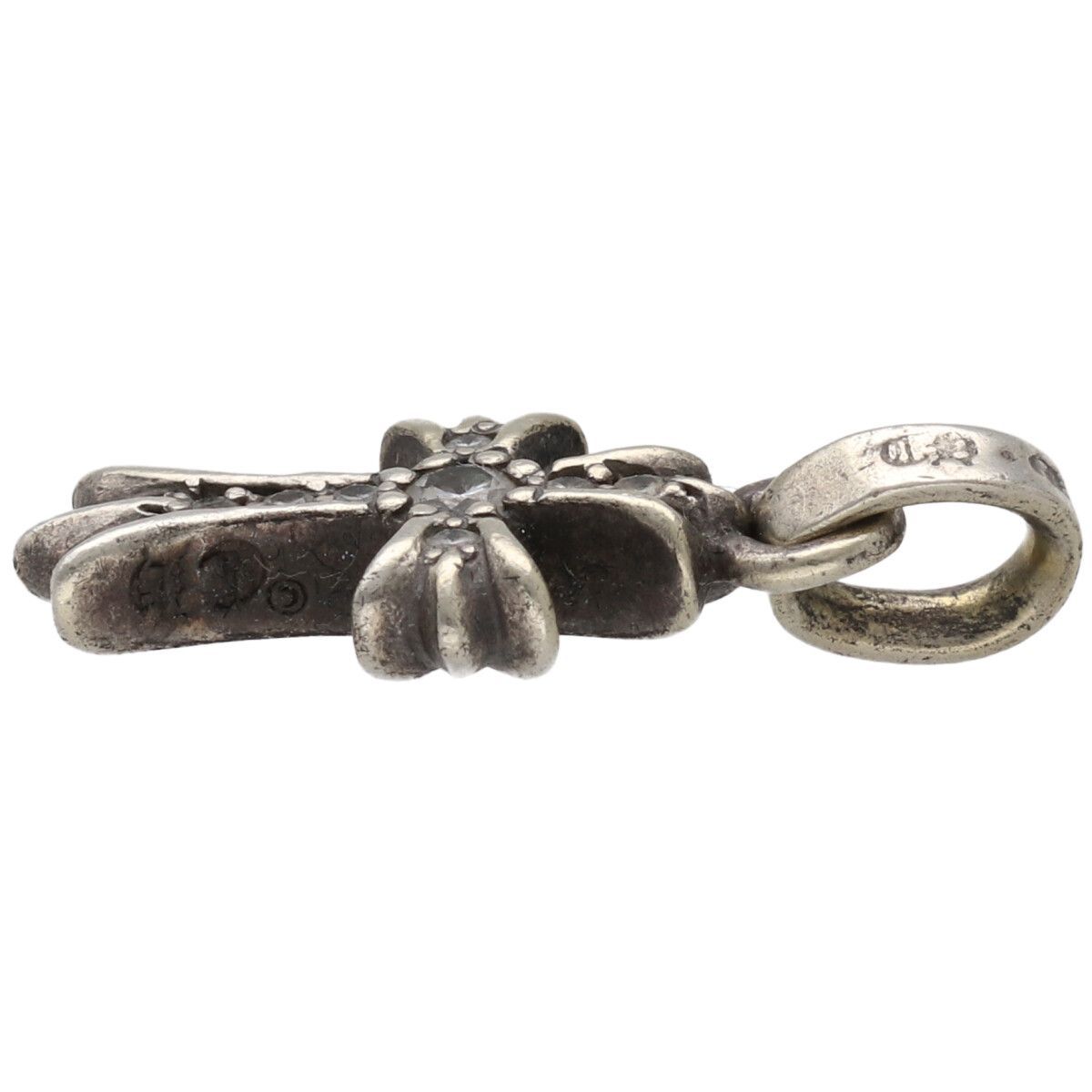 中古】 CHROME HEARTS クロムハーツ ベイビーファットクロスチャーム 