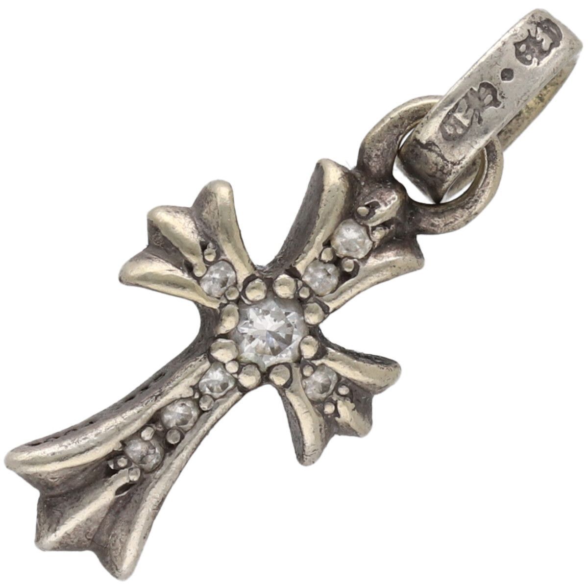 中古】 CHROME HEARTS クロムハーツ ベイビーファットクロスチャーム 