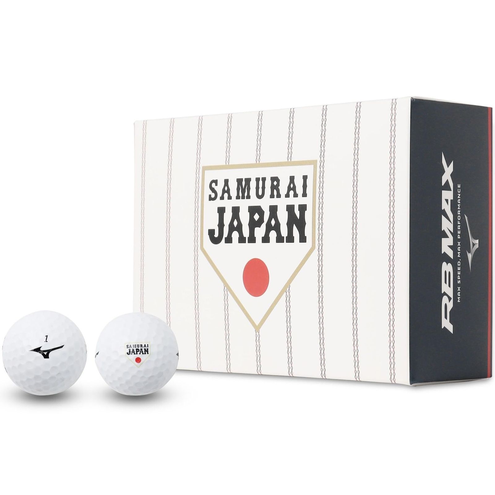 MIZUNO(ミズノ) ゴルフ 侍JAPAN ゴルフボール RB MAX ユニセックス 6個