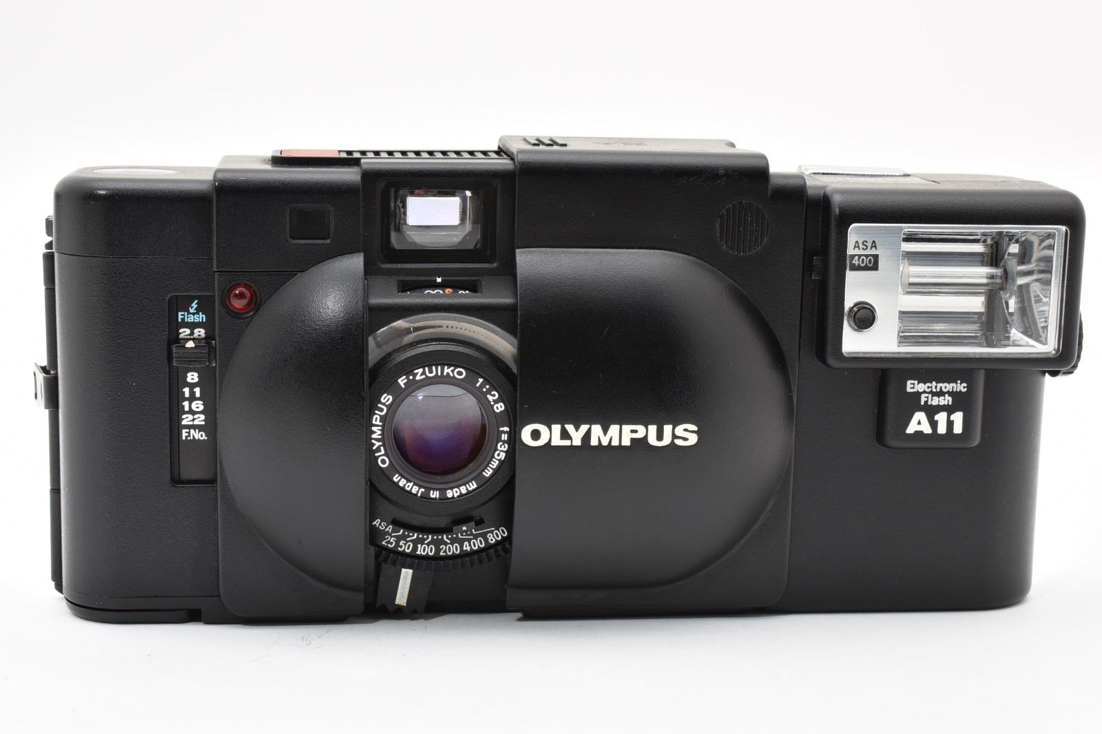 【完動品】OLYMPUS XA + A11 フィルムカメラ 動作確認済 5983 【並品】 Olympus Xa Flash A11 Rangefinder Film Camera 動作