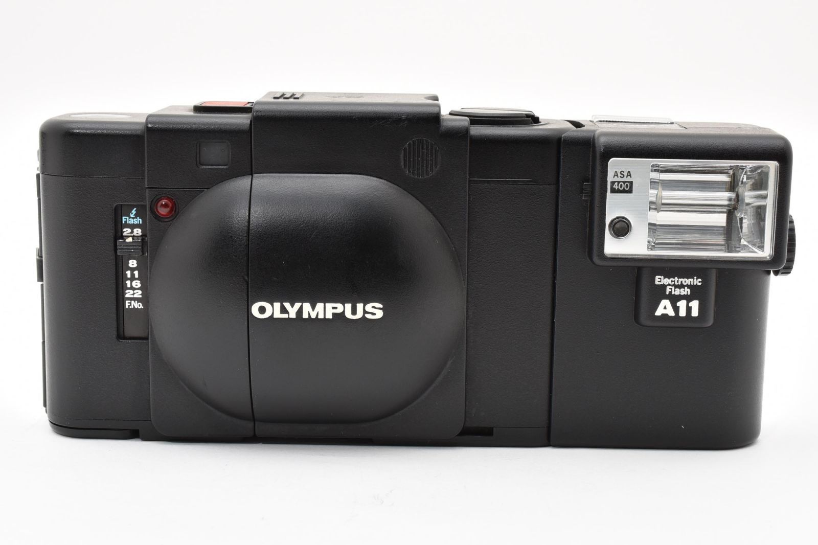 5983 【並品】 Olympus Xa Flash A11 Rangefinder Film Camera 動作