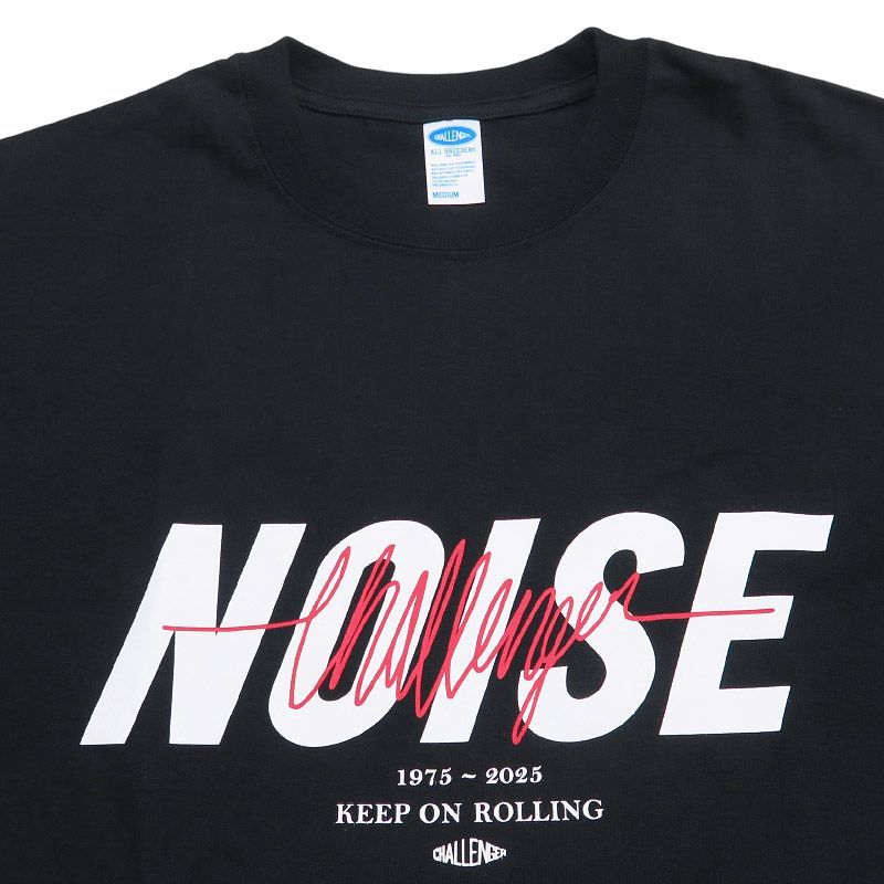 CHALLENGER チャレンジャー NOISE TEE ノイズ Tシャツ ブラック