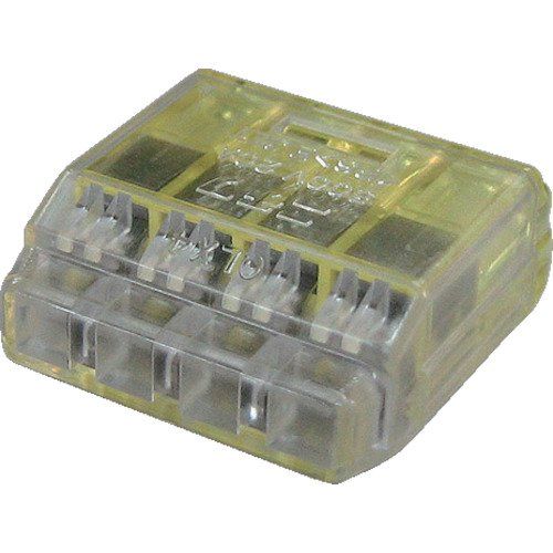 新品 TRUSCO(トラスコ) 差込形電線コネクタ極数4 (8個入) T-QL-4 x 10 パック【ケース販売】