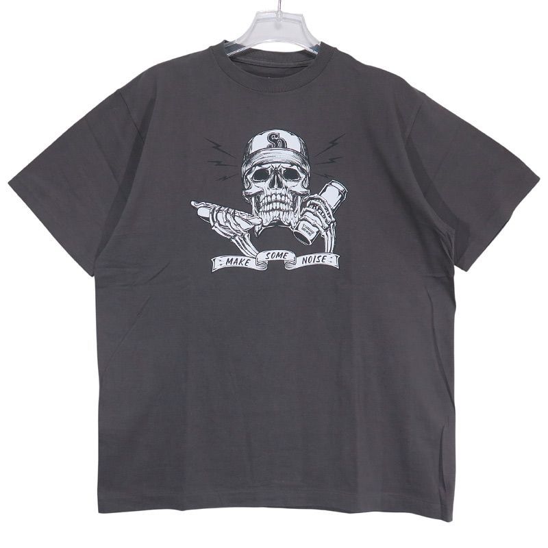 STANDARD CALIFORNIA スタンダード カリフォルニア x AH MAKE SOME NOISE TEE Tシャツ チャコール ショートスリーブ 半袖 サイズL Mayz