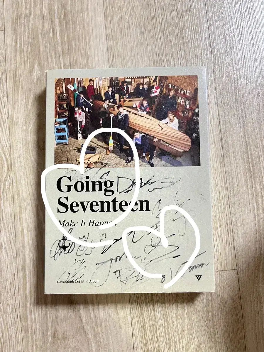 タレントグッズ SEVENTEEN(セブンティーン・セブチ) サイン入りアルバム