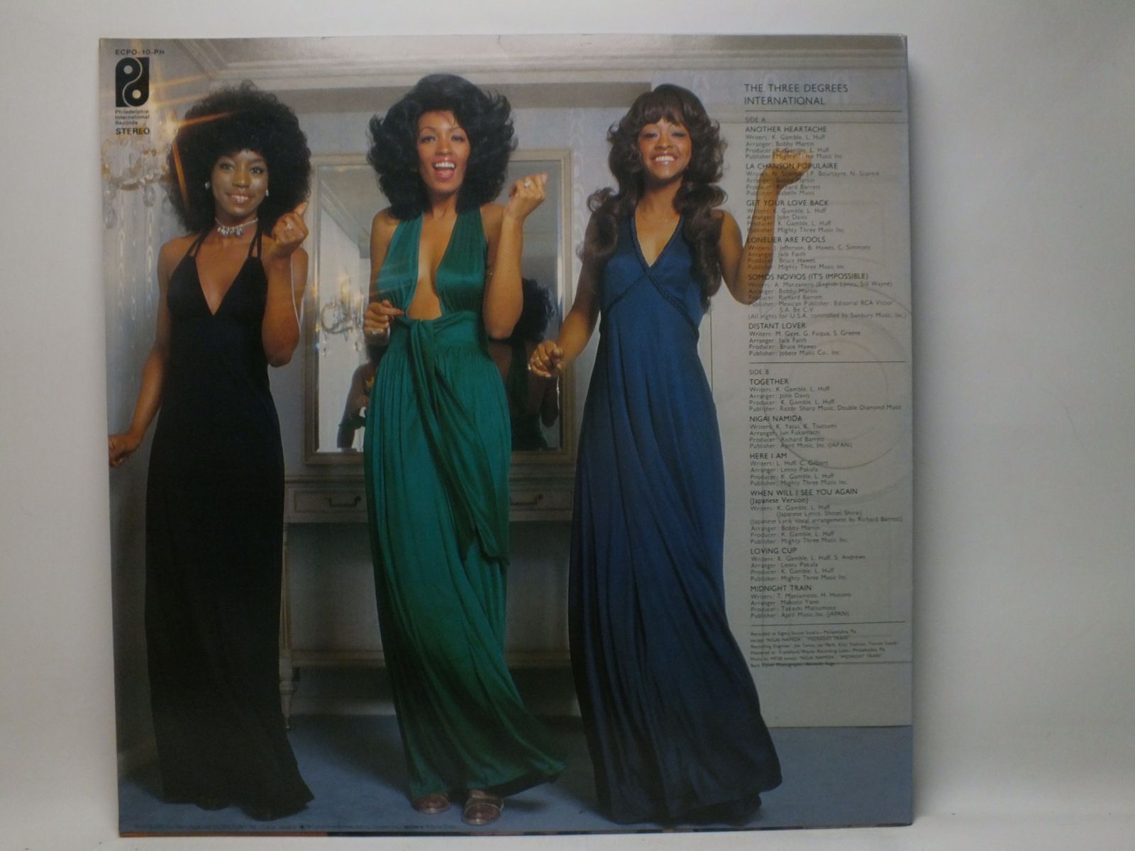 LP ECPO-10-PH スリー・ディグリーズ THE THREE DEGREES INTERNATIONAL