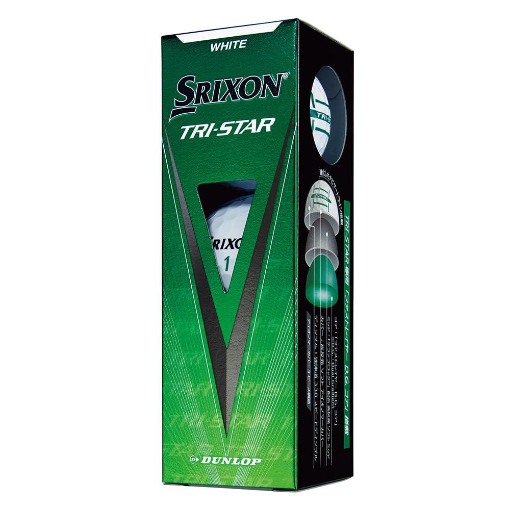 スリクソン（SRIXON） TRI-STAR5 ゴルフボール WHT スリーブ(3個入り