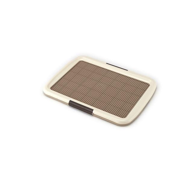 (まとめ)しつけるトレーメッシュプラスM アイボリー (ペット用品) (×2セット)