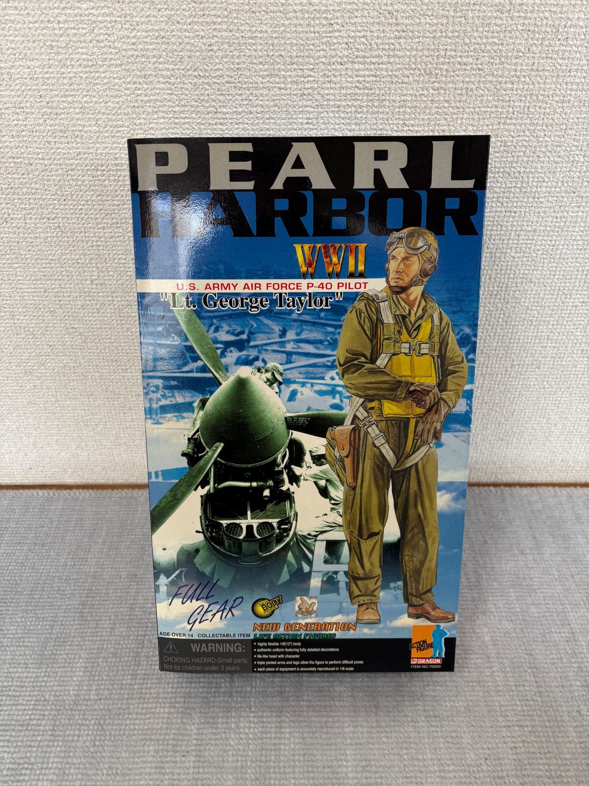 PEARL HARBOR WWII U.S. Army Air Force P-40 Pilot “Lt. George Taylor”