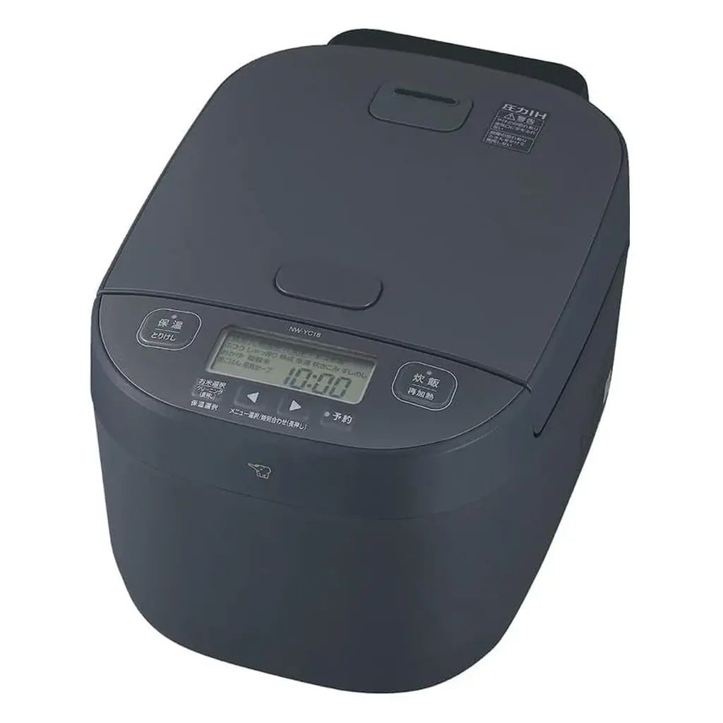【新品】調理家電 象印 圧力IH炊飯ジャー 豪熱大火力 1升 (スレートブラック) [NW-YC18-BZ]