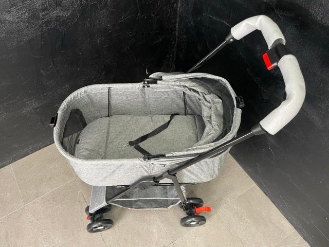 犬用品 未使用 両対面 ペットカート 犬用カート 4輪 折りたたみ 分離型 