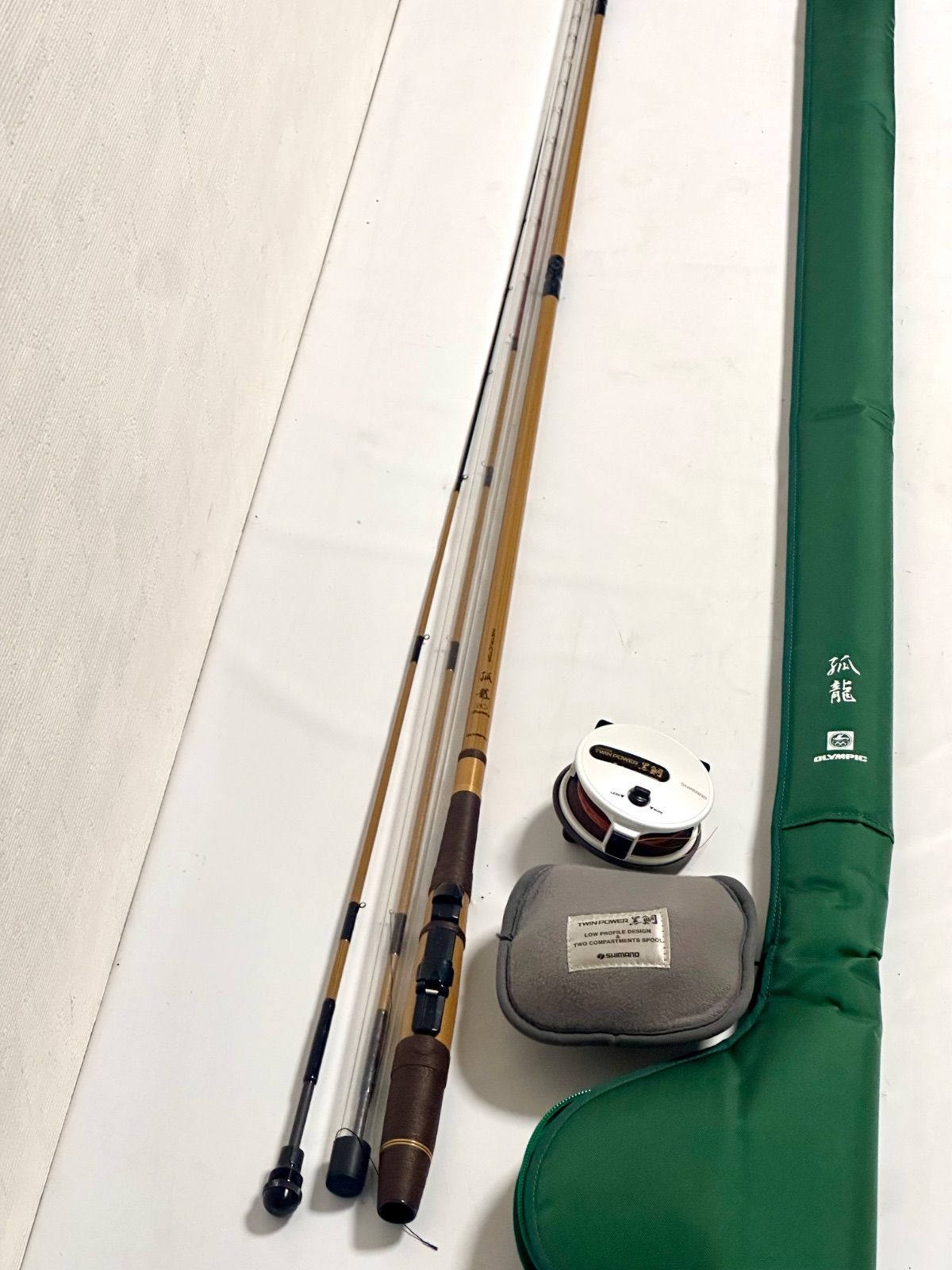 シマノ ツインパワー黒鯛 オリムピック インストラクター孤龍 210アラミカ 筏 カセ釣りセット