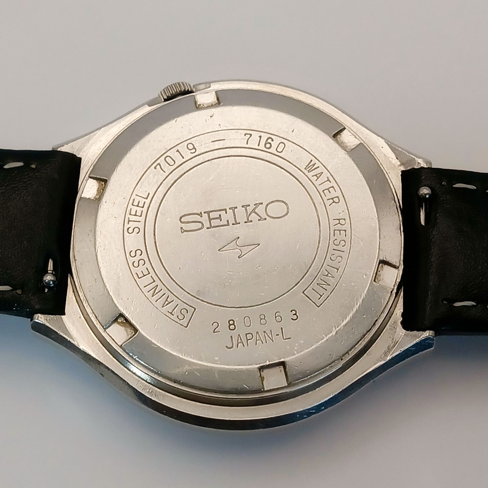 稼働 綺麗】0502-1 SEIKO ADVAN セイコー アドバン 7019-7160 メンズ 