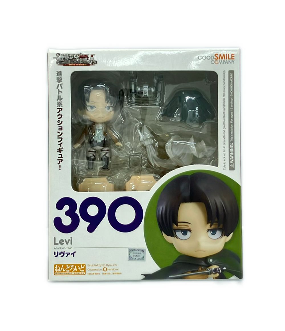 進撃の巨人 リヴァイ ねんどろいど 390 グッドスマイルカンパニー 美品 グッドスマイルカンパニー 進撃の巨人 ねんどろいど 390 リヴァイ