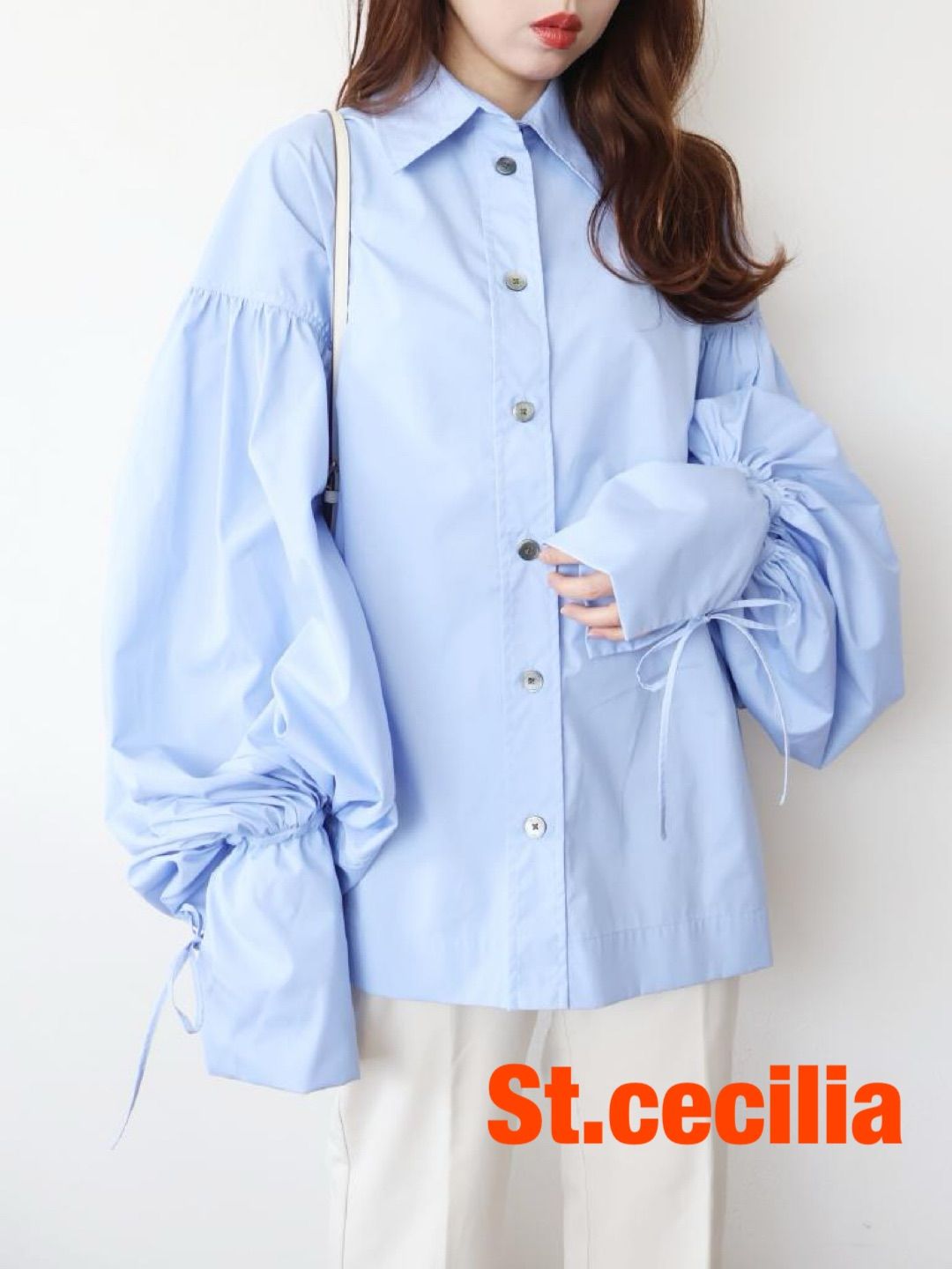 St.cecilia セントセリシア オスカルブラウス 定価31,900円 日本製 F