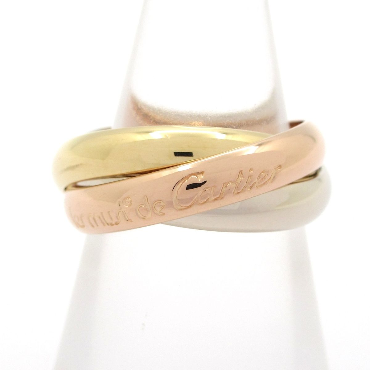 Cartier(カルティエ) 3連リング 51美品 トリニティ K18スリーカラー 