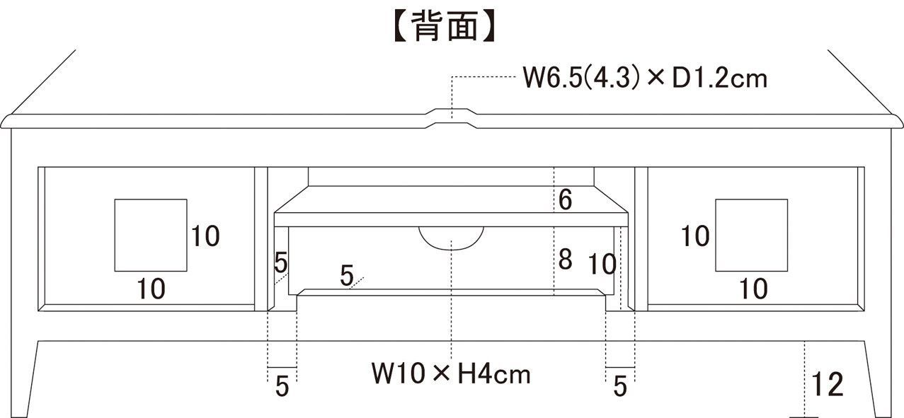♪ヨーロピアンデザイン テレビボード ［幅110cm］　　　　ローボード リビング収納 リビング家具 テレビ台 TVボード