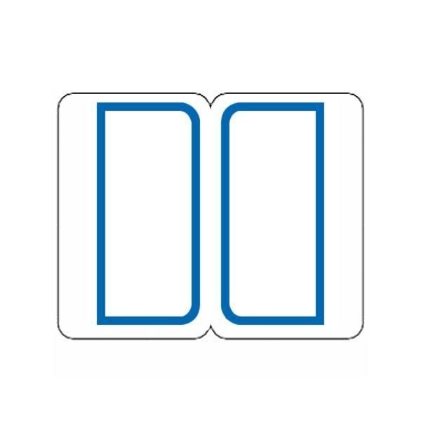 (まとめ) ライオン事務器 インデックスラベル 大27×34mm 青枠 BL1 1パック（180片：9片×20シート） 〔×50セット〕