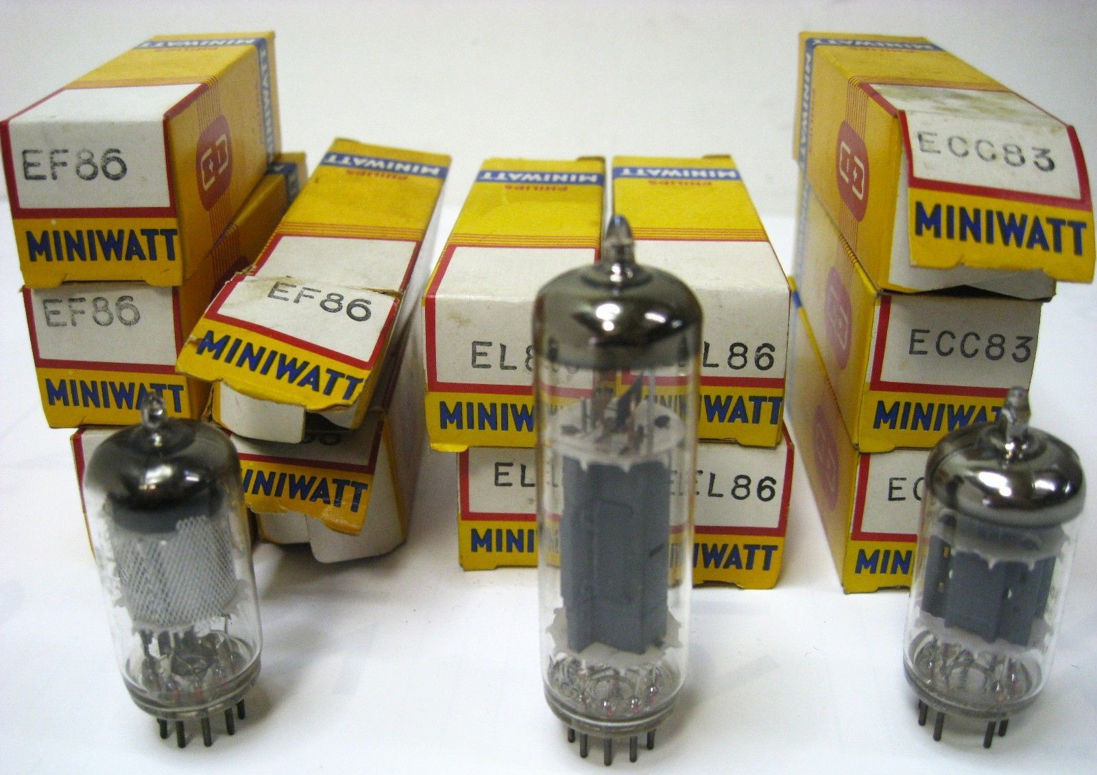 未使用 アンティーク 希少 フィリップス MINIWATT 真空管 12ヶセット