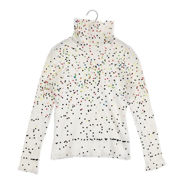 mina perhonen birth ドット ハイネック bs8201 長袖Tシャツ