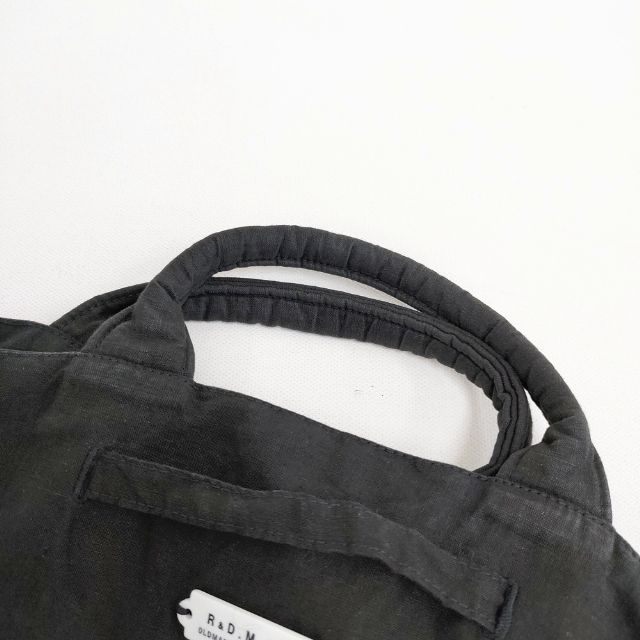 R&D.M.Co- ガーメントダイドローストリングバッグ 2WAY リネン