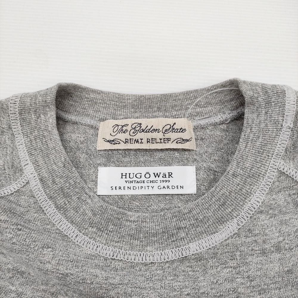 HUG O WaR/REMI RELIEF 天竺ラグランスリーブ 半袖Tシャツ カットソー