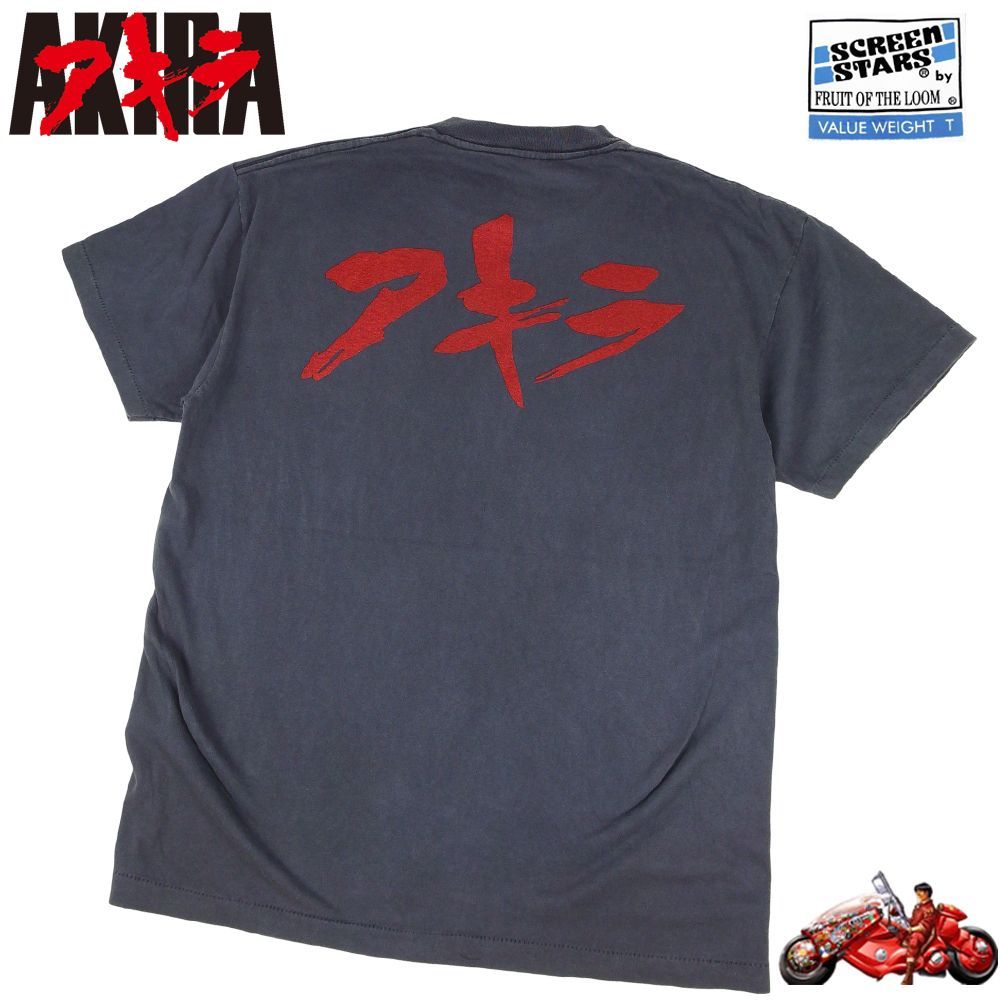 444 AKIRA アキラ アニメ Tシャツ 美品 ブラック Lサイズ 半袖 メンズ